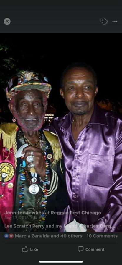 Lee Scratch Perry With Charlie Organaire