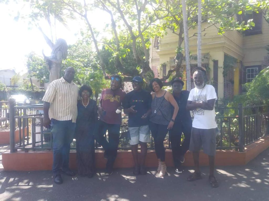 Marcit and the Legends Mighty Dimond & The Heptons at the Bob Marley Museums